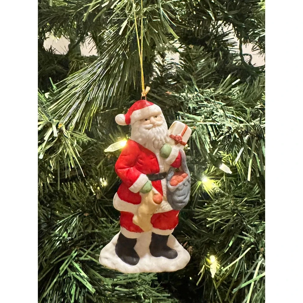 Russ Berrie 1980's Santa Claus Ornament